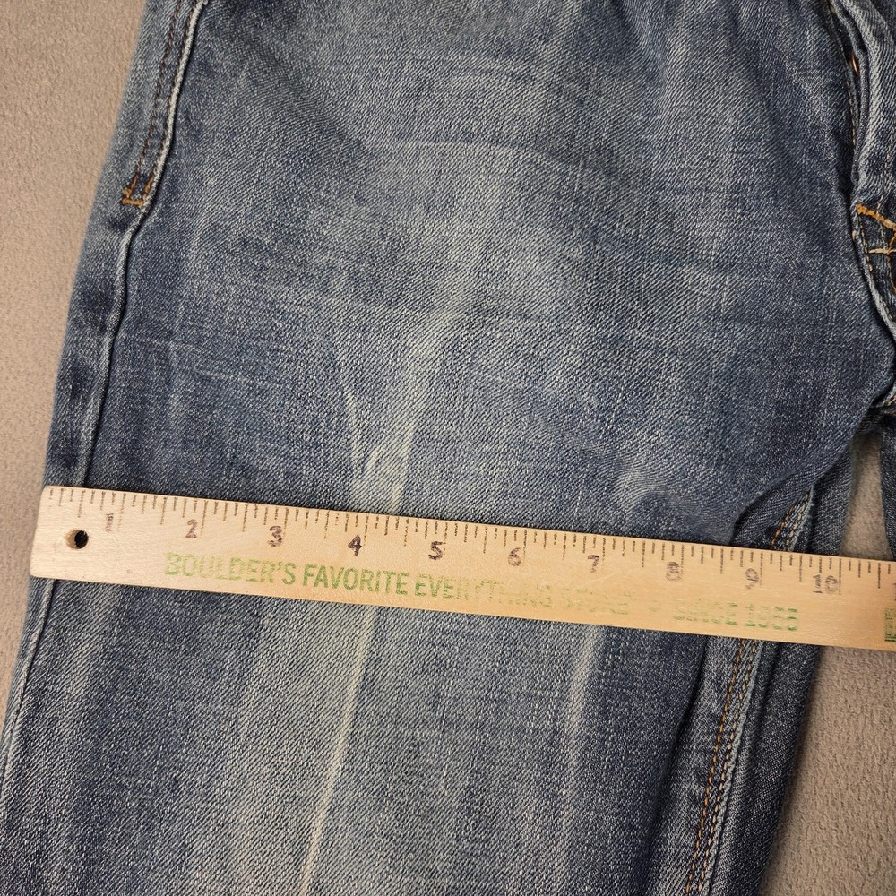 VTG Diesel Jeans Mens 32x32 Made in Italy Blue Distressed Faded Denim Tag 33 - Picture 11 of 12